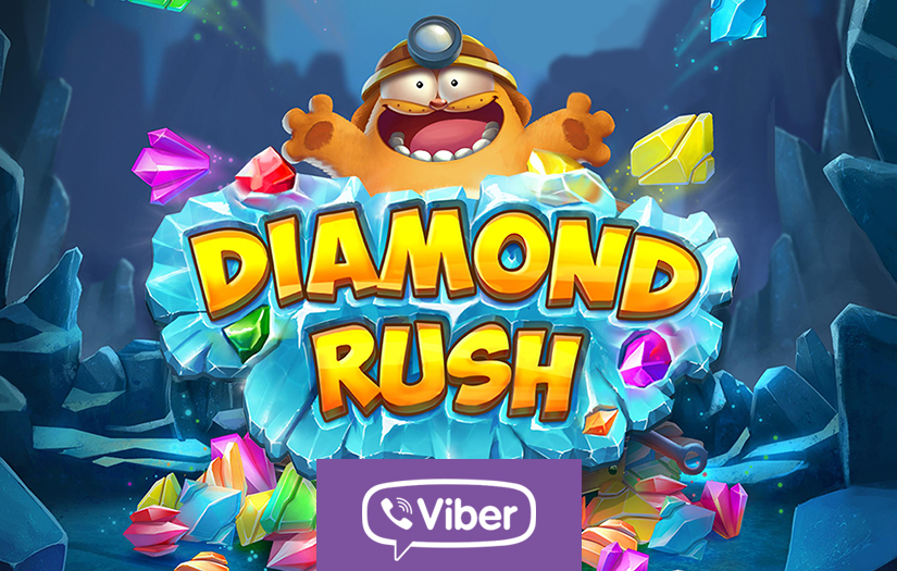 "Diamond Rush" game creation based on Viber IP screenshot 1